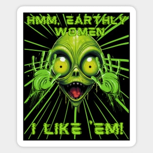 Hmm, earthly women, I like 'em! Magnet